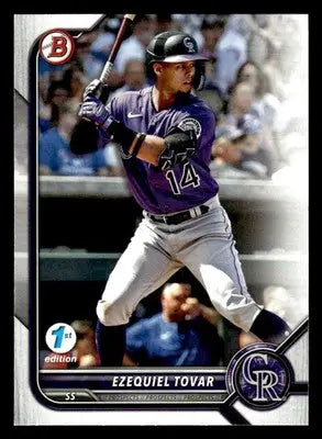 2022 Bowman Draft 1st Edition #BD-83 Ezequiel Tovar - Baseball Card Single