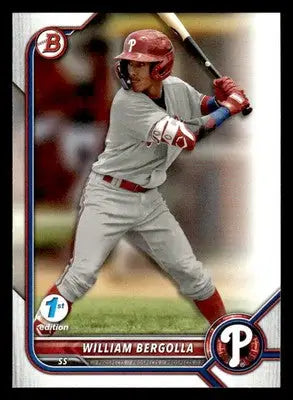 2022 Bowman Draft 1st Edition #BD-88 William Bergolla - Baseball Card Single