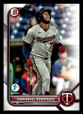 2022 Bowman Draft 1st Edition #BD-93 Emmanuel Rodriguez - Baseball Card Single