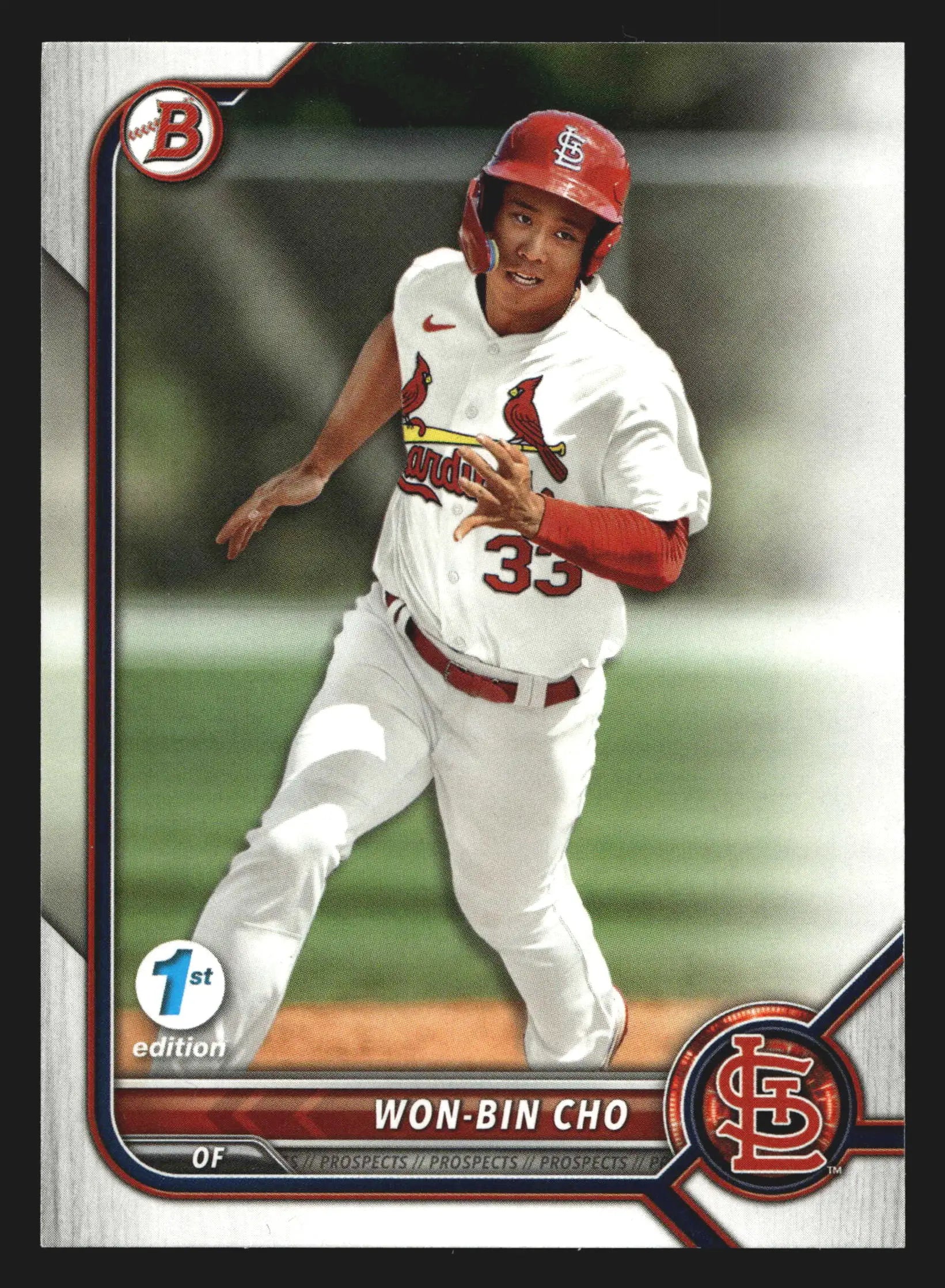2022 Bowman Draft 1st Edition Won-Bin Cho #BD-65 St. Louis Cardinals - Baseball Card Single