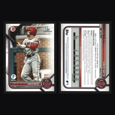 2022 Bowman Draft 1st Edition Zach Neto #BD-18 1st Bowman Angels - Baseball Card Single