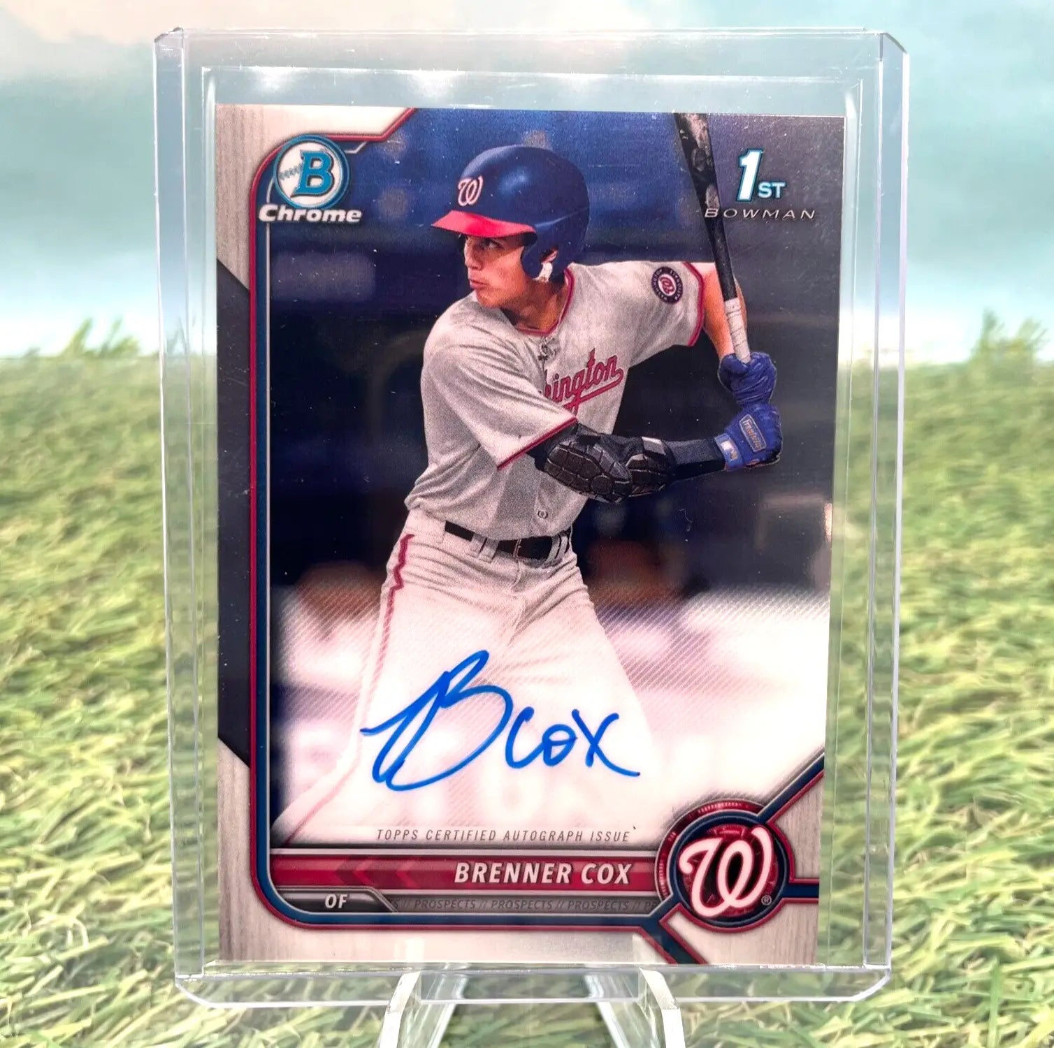 2022 Bowman Draft- BRENNER COX -Autographed 1st Prospect- Rookie Auto -#CDA-BC - Baseball Card Single