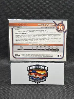 2022 Bowman Draft - Chrome Jacob Melton #BDC-135 Refractor (RC) - Baseball Card Single