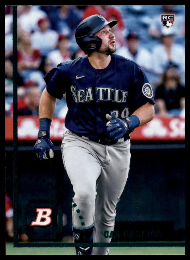 2022 Bowman Heritage Cal Raleigh RC 26 Seattle Mariners NM - Baseball Card Single