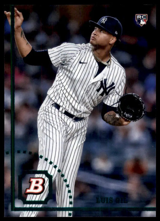 2022 Bowman Heritage Luis Gil RC 69 New York Yankees Baseball NM - Baseball Card Single