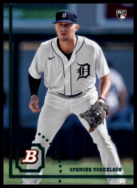 2022 Bowman Heritage Spencer Torkelson RC 68 Detroit Tigers NM - Baseball Card Single