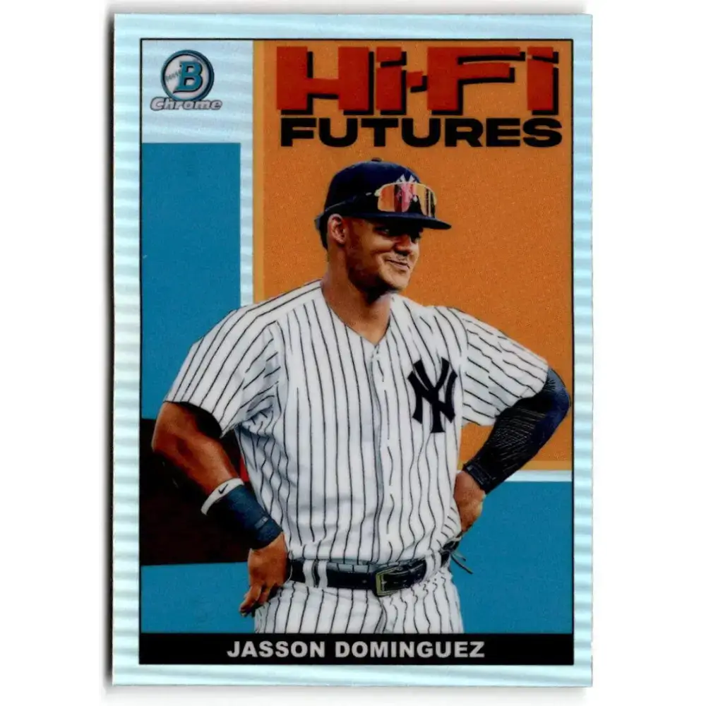 2022 Bowman Hi-Fi Futures Refractor #HIFI-11 Jasson Dominguez NM-MT New York Yankees Baseball Card - Baseball Card