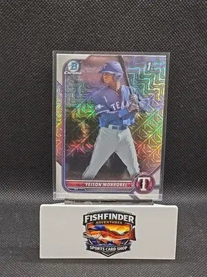 2022 Bowman Mojo Refractor Yeison Morrobel #BCP-200 Texas Rangers - Baseball Card Single
