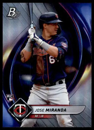 2022 Bowman Platinum #58 Jose Miranda NM Near Mint RC Rookie Twins ID:66903 - Baseball Card Single