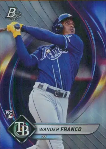 2022 Bowman Platinum #69 Wander Franco NM-MT RC Rookie Rays ID:67795 - Baseball Card Single