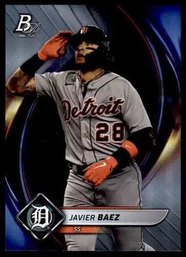 2022 Bowman Platinum #77 Javier Baez NM-MT Tigers ID:56285 - Baseball Card Single