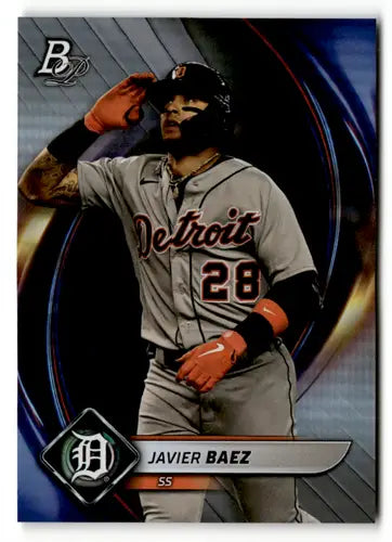 2022 Bowman Platinum #77 Javier Baez NM Near Mint Tigers ID:49959 - Baseball Card Single