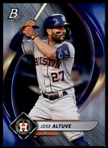 2022 Bowman Platinum #95 Jose Altuve NM-MT Astros ID:67809 - Baseball Card Single