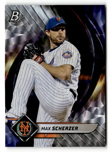2022 Bowman Platinum Ice Foilboard #32 Max Scherzer NM Near Mint Mets ID:49855 - Baseball Card Single