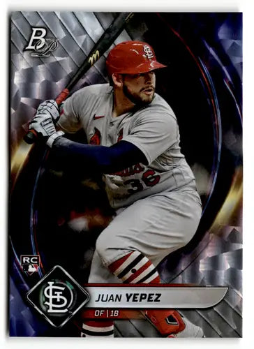 2022 Bowman Platinum Ice Foilboard #74 Juan Yepez NM-MT Cardinals ID:49834 - Baseball Card Single