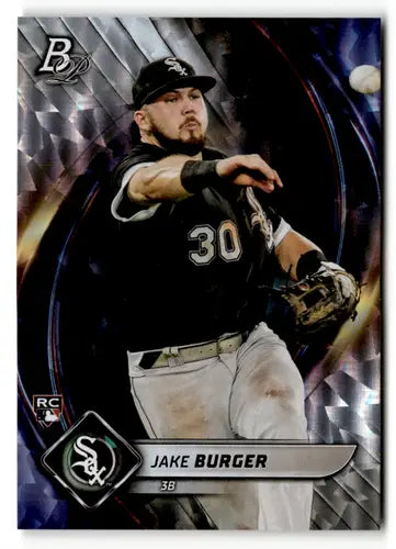 2022 Bowman Platinum Ice Foilboard #82 Jake Burger NM-MT White Sox ID:49934 - Baseball Card Single