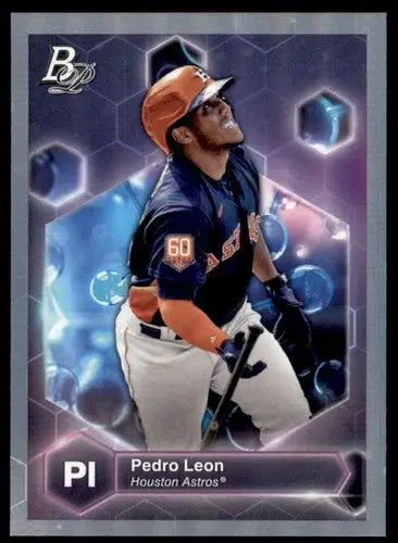 2022 Bowman Platinum Precious Elements #PE-10 Pedro Leon NM-MT Astros ID:51641 - Trading Cards (Singles): Baseball Card