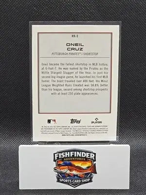 2022 Bowman Platinum - Renowned Rookies Oneil Cruz #RR-5 (RC) - Baseball Card Single