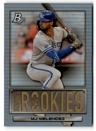 2022 Bowman Platinum Renowned Rookies #RR-9 MJ Melendez NM-MT Royals ID:51648 - Baseball Card Single