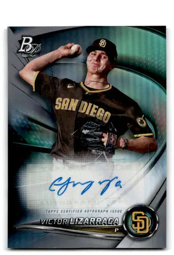 2022 Bowman Platinum Top Prospects Autograph #TOP-83 Victor Lizarraga N ID:66401 - Baseball Card Single