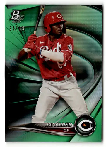 2022 Bowman Platinum Top Prospects Green #TOP-66 Jay Allen NM-MT 34/99 ID:49172 - Baseball Card Single
