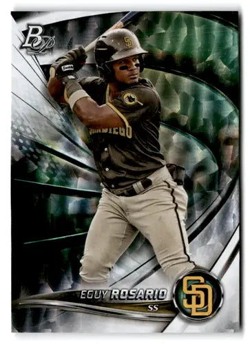 2022 Bowman Platinum Top Prospects Ice Foilboard Eguy Rosario baseball card image