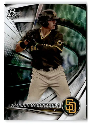 2022 Bowman Platinum Top Prospects Ice Foilboard #TOP-69 Brandon Valenz ID:66541 - Baseball Card Single