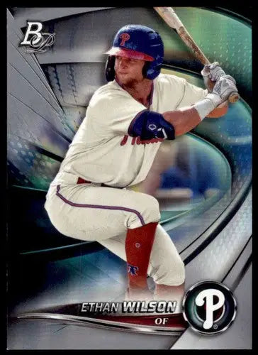 2022 Bowman Platinum Top Prospects #TOP-10 Ethan Wilson NM-MT Phillies ID:56262 - Baseball Card Single