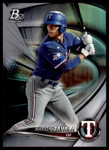 2022 Bowman Platinum Top Prospects #TOP-38 Aaron Zavala NM-MT Rangers ID:49944 - Baseball Card Single