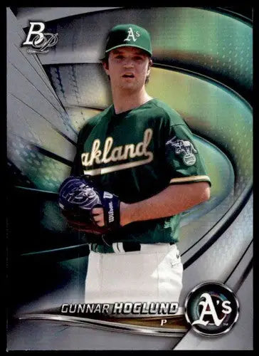 Gunnar Hoglund baseball card from Bowman Platinum Top Prospects with original gloss