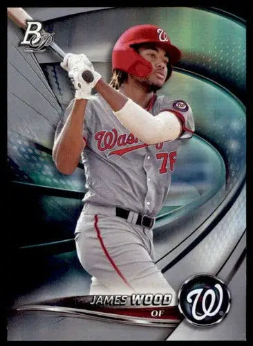 2022 Bowman Platinum Top Prospects #TOP-60 James Wood NM Near Mint Nati ID:66874 - Baseball Card Single