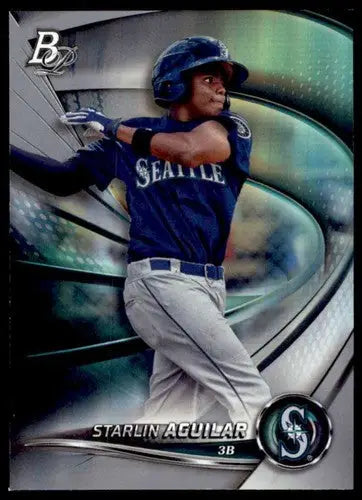 2022 Bowman Platinum Top Prospects #TOP-67 Starlin Aguilar NM-MT Marine ID:56263 - Baseball Card Single