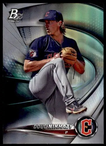 2022 Bowman Platinum Doug Nikhazy Top Prospects baseball card with original gloss
