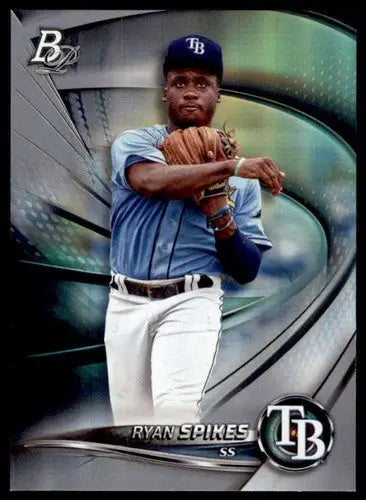 2022 Bowman Platinum Top Prospects #TOP-84 Ryan Spikes NM-MT Rays ID:49213 - Baseball Card Single