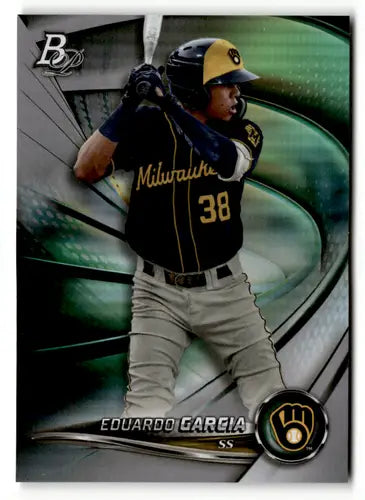 2022 Bowman Platinum Top Prospects #TOP-88 Eduardo Garcia NM-MT Brewers ID:49207 - Baseball Card Single