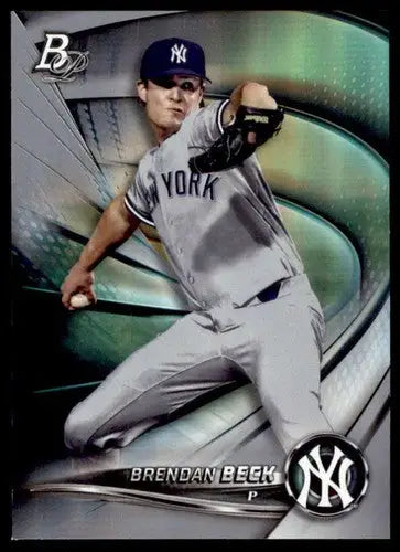 2022 Bowman Platinum Top Prospects #TOP-91 Brendan Beck NM-MT Yankees I ID:49183 - Baseball Card Single