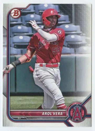 2022 Bowman Prospects #BP-101 Arol Vera NM-MT Angels ID:41994 - Baseball Card Single