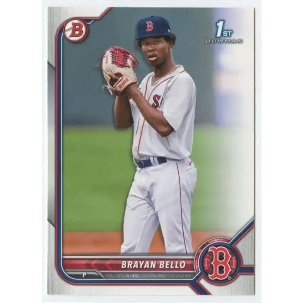 2022 Bowman Prospects #BP-107 Brayan Bello NM-MT Boston Red Sox Baseball Card - Baseball Card Single