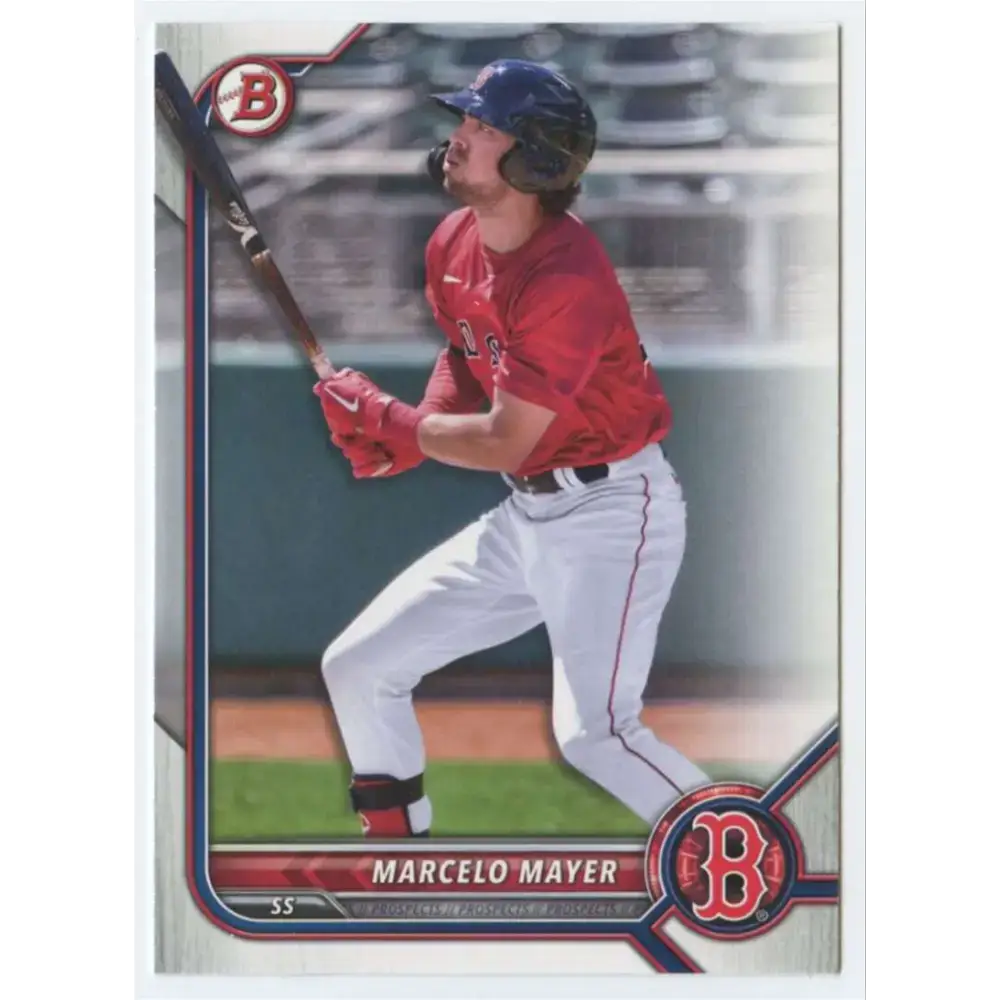 2022 Bowman Prospects #BP-126 Marcelo Mayer NM-MT Boston Red Sox Baseball Card - Baseball Card Single