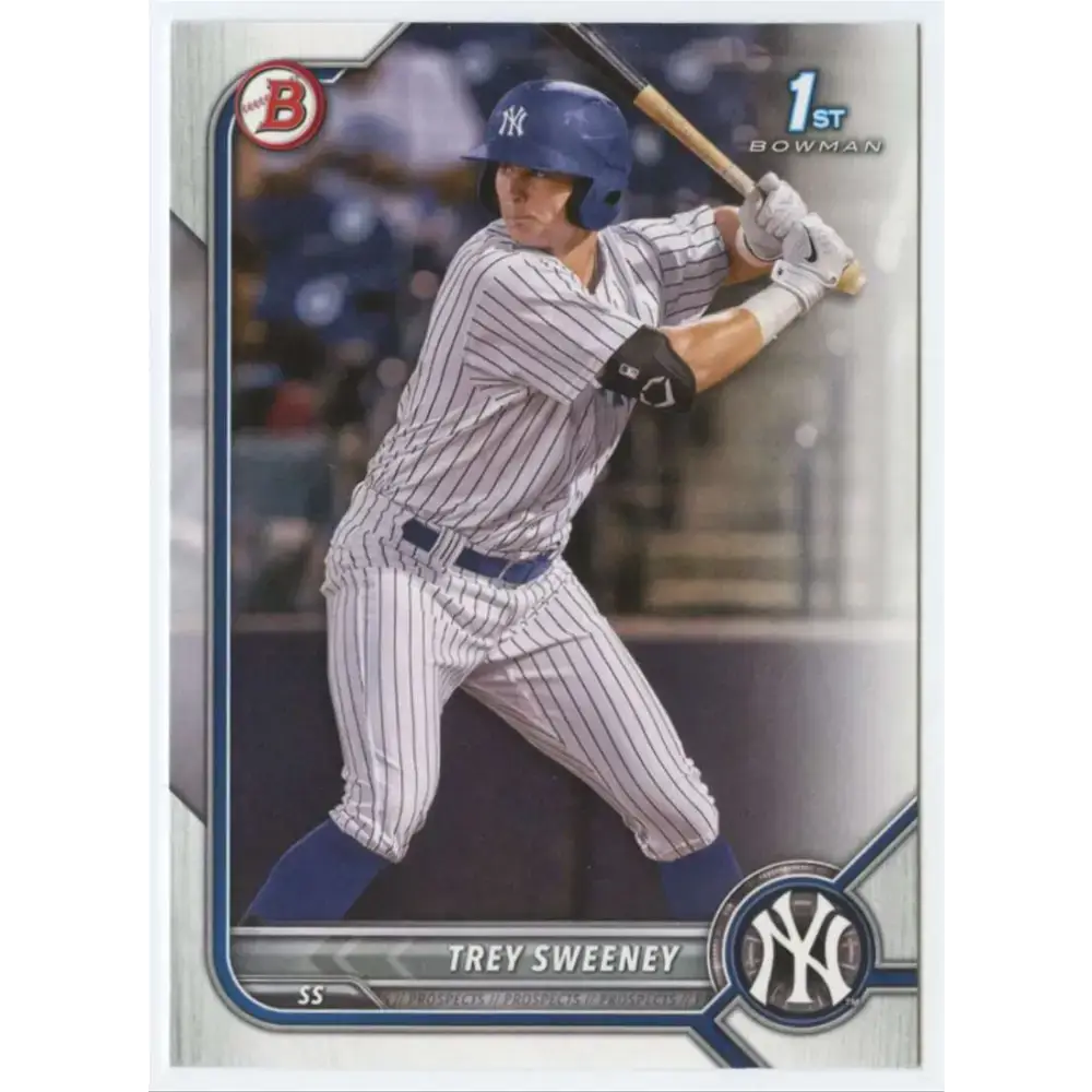 2022 Bowman Prospects #BP-137 Trey Sweeney NM-MT New York Yankees Baseball Card - Baseball Card Single