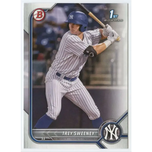 2022 Bowman Prospects #BP-137 Trey Sweeney NM-MT New York Yankees Baseball Card - Baseball Card Single