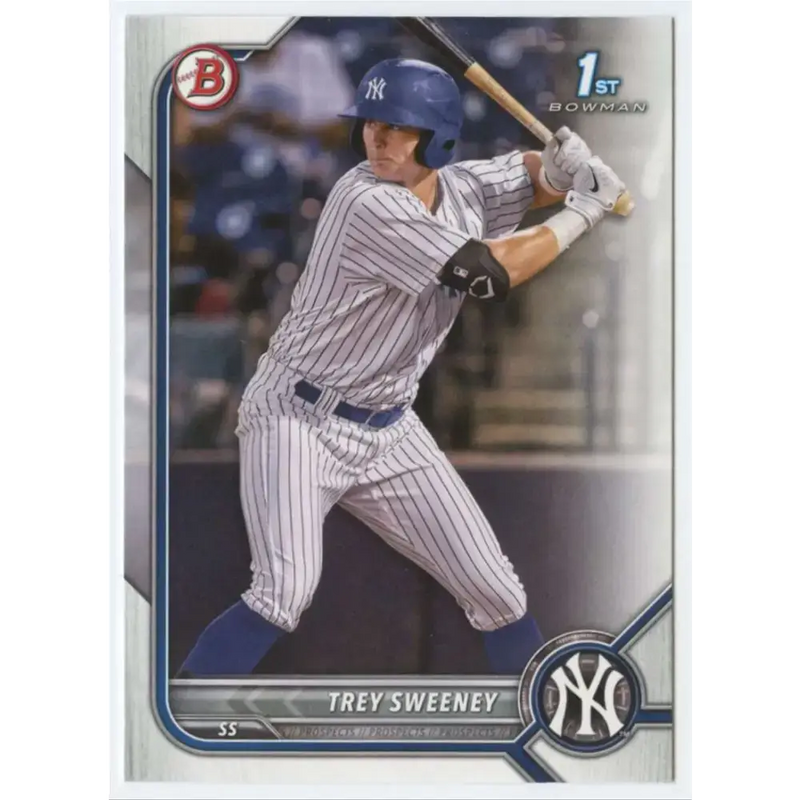 2022 Bowman Prospects #BP-137 Trey Sweeney NM-MT New York Yankees Baseball Card - Baseball Card Single
