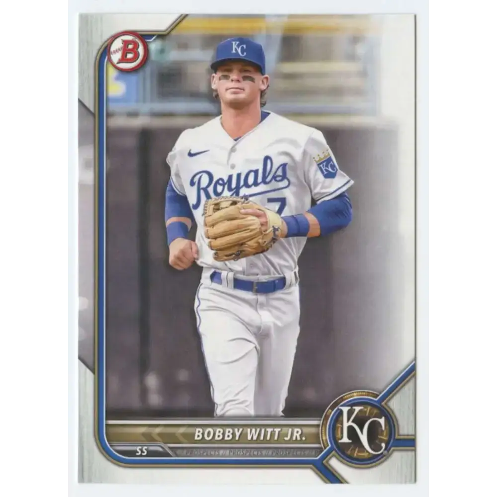 2022 Bowman Prospects #BP-146 Bobby Witt Jr. NM-MT Kansas City Royals Baseball Card - Baseball Card Single