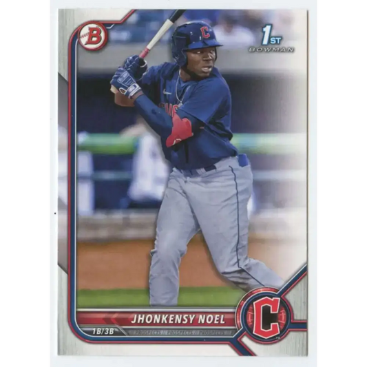 2022 Bowman Prospects #BP-2 Jhonkensy Noel NM-MT Cleveland Guardians Baseball Card - Baseball Card Single