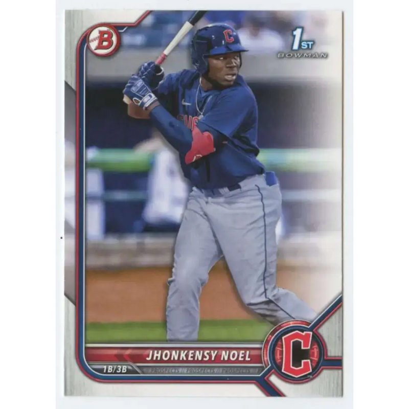 2022 Bowman Prospects #BP-2 Jhonkensy Noel NM-MT Cleveland Guardians Baseball Card - Baseball Card Single