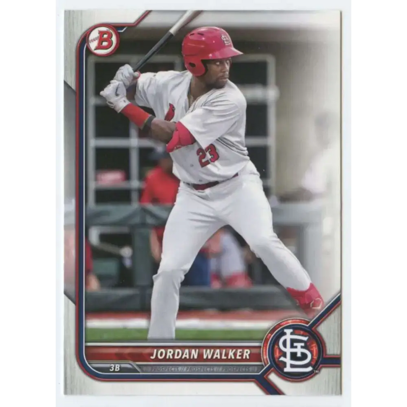 2022 Bowman Prospects #BP-20 Jordan Walker NM-MT St. Louis Cardinals Baseball Card - Baseball Card Single