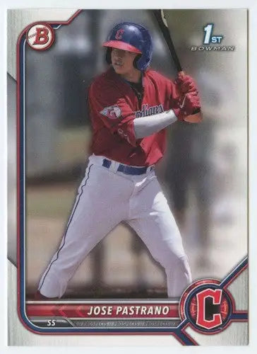 2022 Bowman Prospects #BP-21 Jose Pastrano NM-MT Guardians 1st Bowman ID:41976 - Baseball Card Single