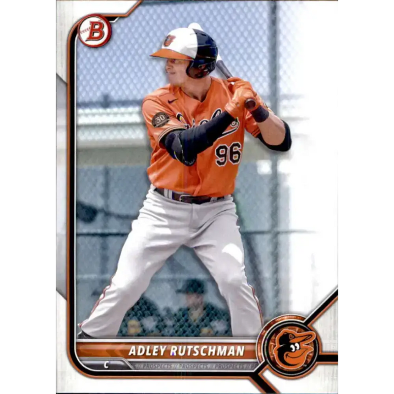 2022 Bowman Prospects #BP-29 Adley Rutschman NM-MT Baltimore Orioles Baseball Card - Baseball Card Single