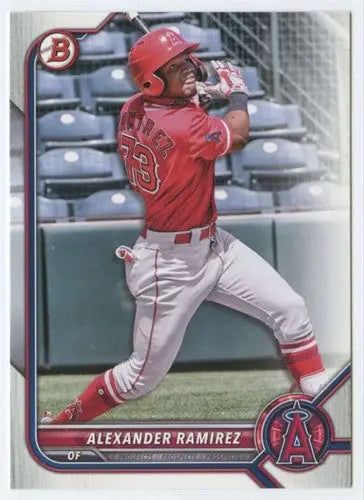 2022 Bowman Prospects #BP-38 Alexander Ramirez NM-MT Angels ID:41981 - Baseball Card Single