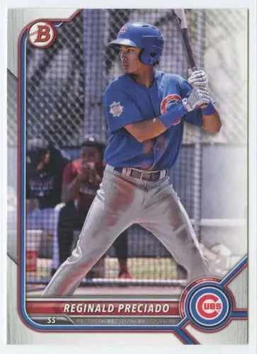 2022 Bowman Prospects #BP-44 Reginald Preciado NM-MT Cubs ID:41982 - Baseball Card Single